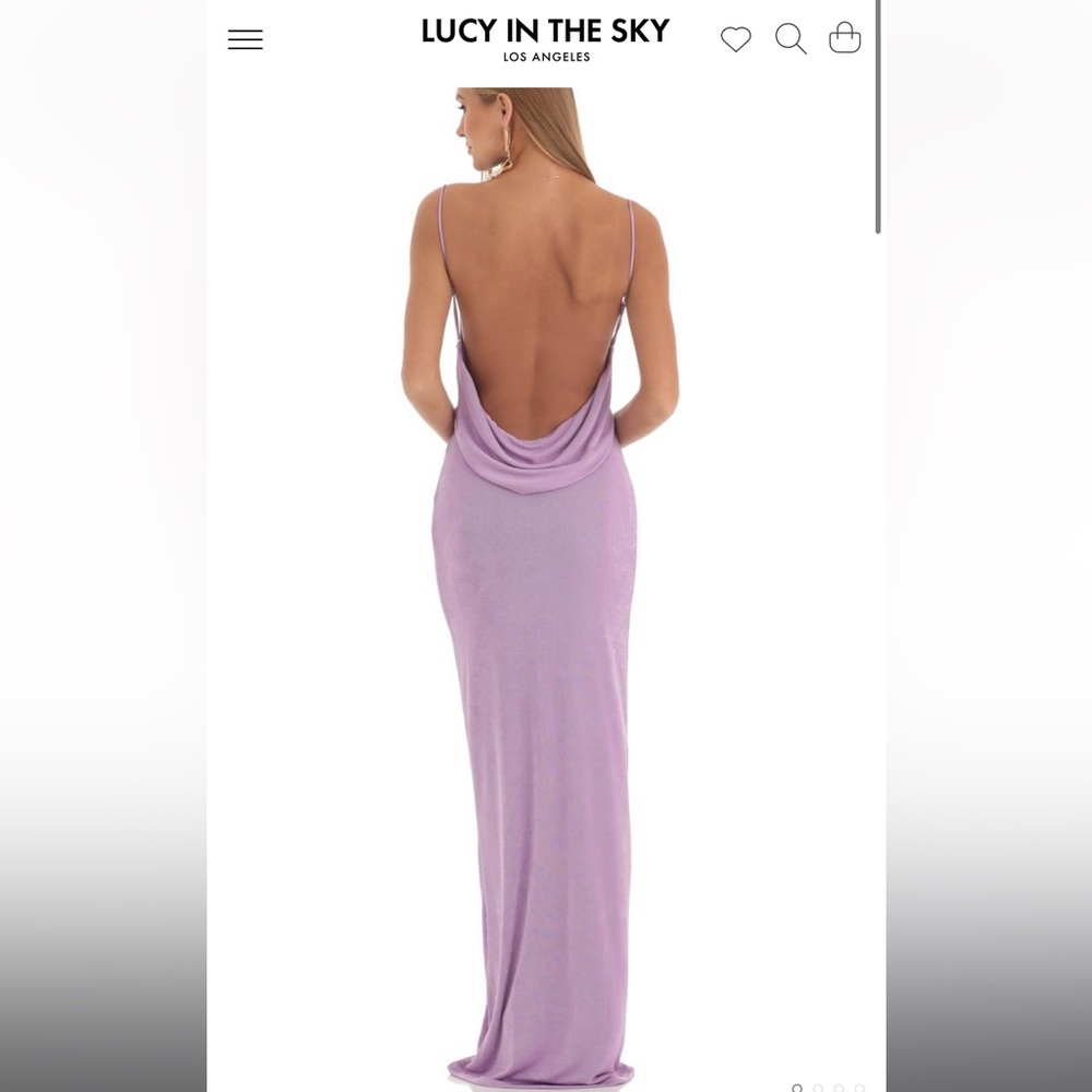 Massena Draped Back Maxi Dress (sold out online)